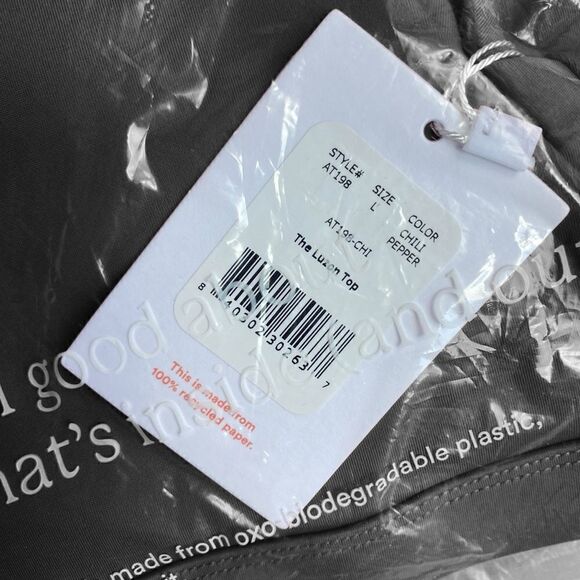 Andie Swim Calcos Top Size Large Black NWT - Picture 5 of 6